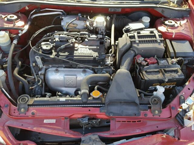 JA3AJ26E76U011447 - 2006 MITSUBISHI LANCER ES RED photo 7