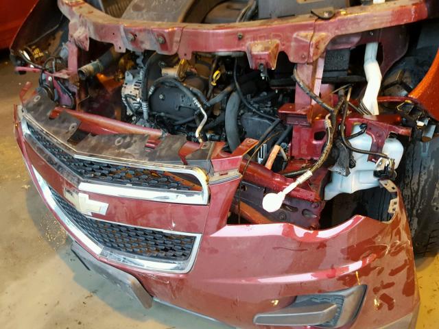 2CNALBEW2A6415572 - 2010 CHEVROLET EQUINOX LS BURGUNDY photo 9