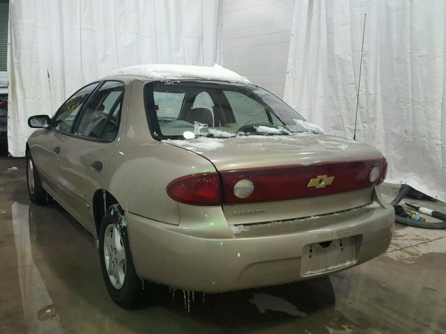 1G1JC52F047270894 - 2004 CHEVROLET CAVALIER TAN photo 3