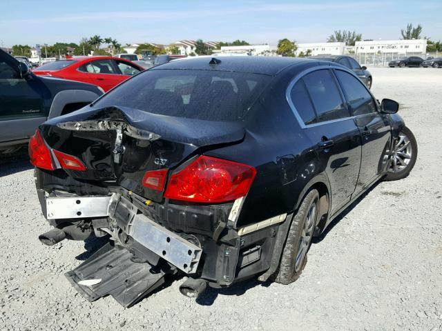 JNKCV61E89M310817 - 2009 INFINITI G37 BASE BLACK photo 4