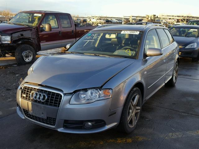 WAUKF78E68A120758 - 2008 AUDI A4 2.0T AV SILVER photo 2