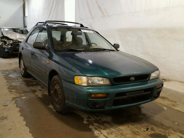 JF1GF435XVH817910 - 1997 SUBARU IMPREZA L GREEN photo 1