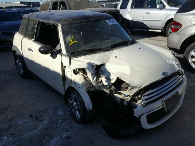 WMWSU3C5XDT548126 - 2013 MINI COOPER WHITE photo 1