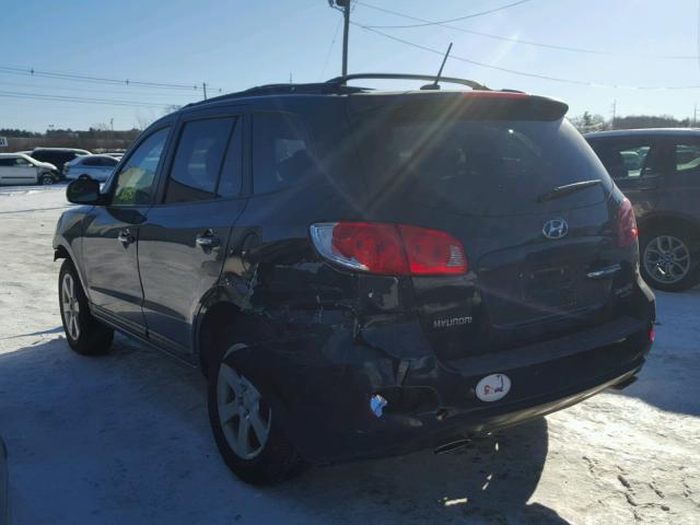 5NMSH73E67H070503 - 2007 HYUNDAI SANTA FE S 黑色 照片 3