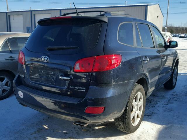 5NMSH73E67H070503 - 2007 HYUNDAI SANTA FE S BLACK photo 4