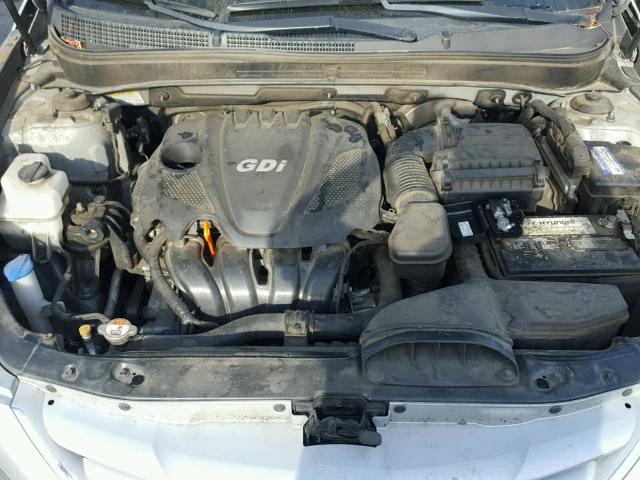 5NPEB4AC2DH626707 - 2013 HYUNDAI SONATA GLS SILVER photo 7