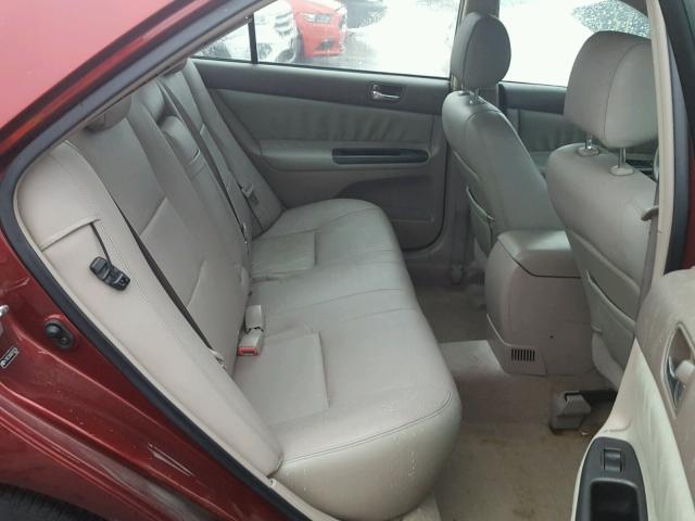 4T1BE32K66U155756 - 2006 TOYOTA CAMRY LE მუქწითელი ფოტო 6