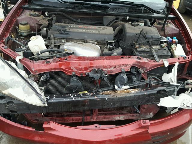 4T1BE32K66U155756 - 2006 TOYOTA CAMRY LE MAROON photo 7