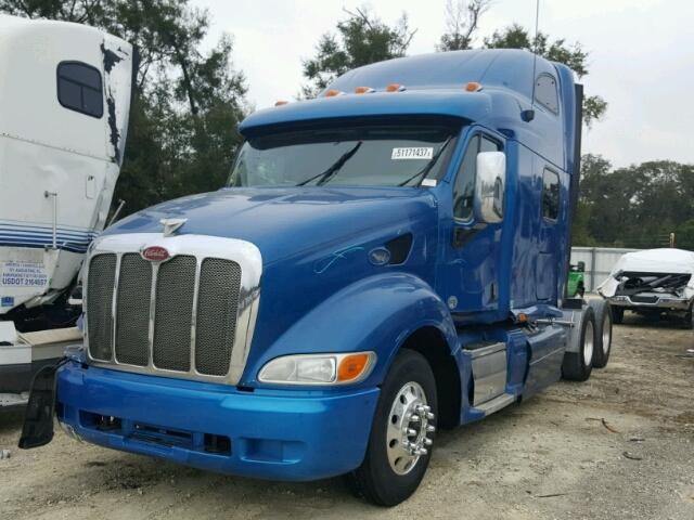 1XP7DU9X5AD108620 - 2010 PETERBILT 387 BLUE photo 2