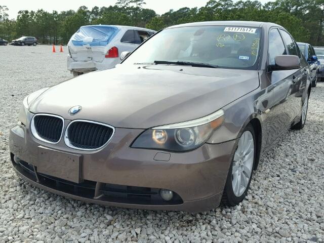 WBANA735X4B805613 - 2004 BMW 530 I BROWN photo 2