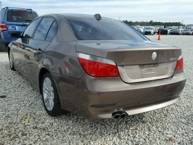 WBANA735X4B805613 - 2004 BMW 530 I BROWN photo 3