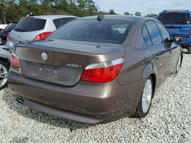 WBANA735X4B805613 - 2004 BMW 530 I BROWN photo 4