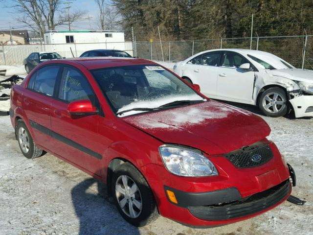 KNADE223496524152 - 2009 KIA RIO BASE RED photo 1