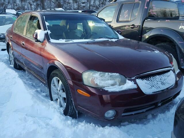 JN1DA31A73T411280 - 2003 NISSAN MAXIMA GLE BURGUNDY photo 1