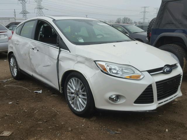 1FAHP3M27CL353324 - 2012 FORD FOCUS SEL WHITE photo 1