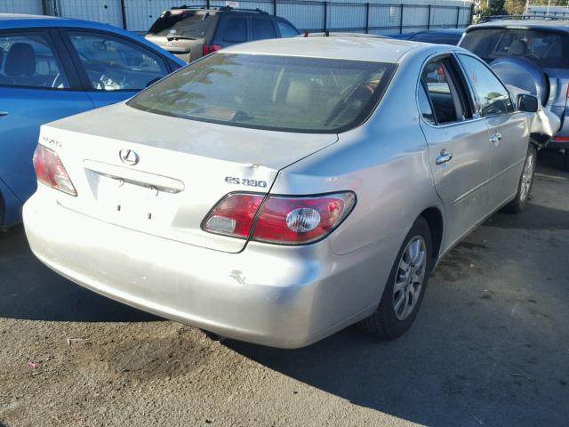 JTHBA30G945046003 - 2004 LEXUS ES 330 SILVER photo 4