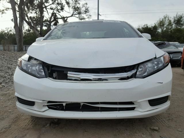 2HGFB2F80CH534906 - 2012 HONDA CIVIC EX 白色 照片 9