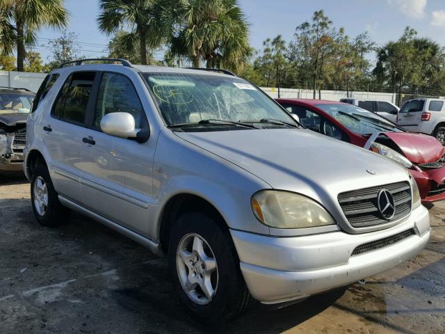 4JGAB54E71A245063 - 2001 MERCEDES-BENZ ML 320 SILVER photo 1