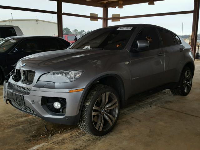 5UXFG8C59ALZ94920 - 2010 BMW X6 XDRIVE5 GRAY photo 2