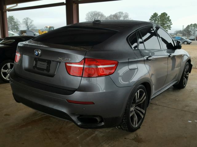 5UXFG8C59ALZ94920 - 2010 BMW X6 XDRIVE5 GRAY photo 4