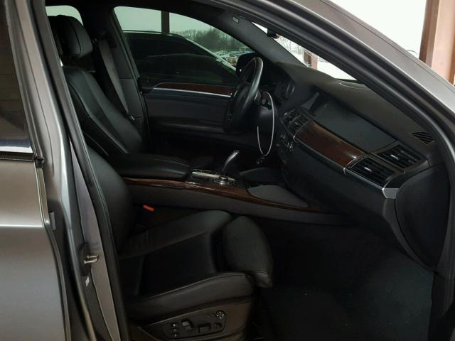5UXFG8C59ALZ94920 - 2010 BMW X6 XDRIVE5 GRAY photo 5