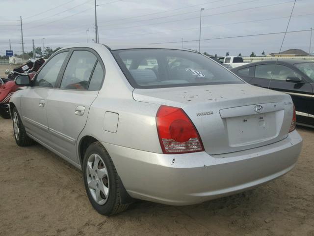 KMHDN46D96U259071 - 2006 HYUNDAI ELANTRA GL SILVER photo 3