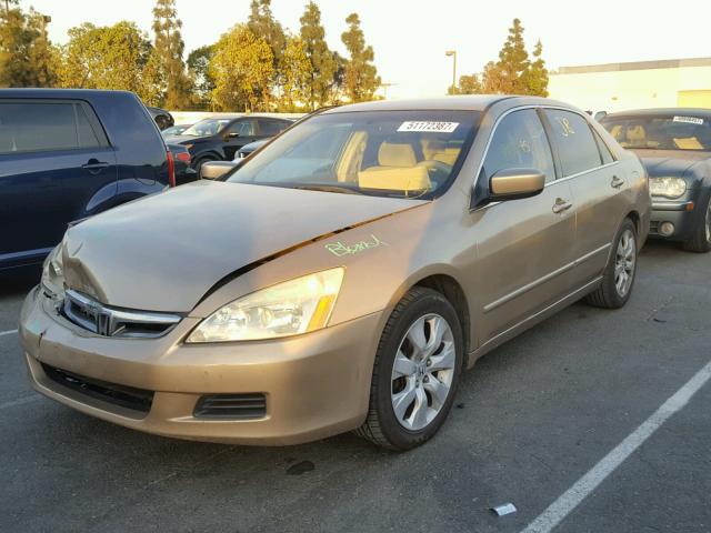 1HGCM56456A065309 - 2006 HONDA ACCORD LX GOLD photo 2