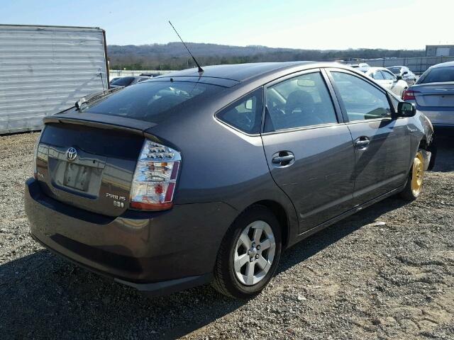 JTDKB20UX83399754 - 2008 TOYOTA PRIUS GRAY photo 4