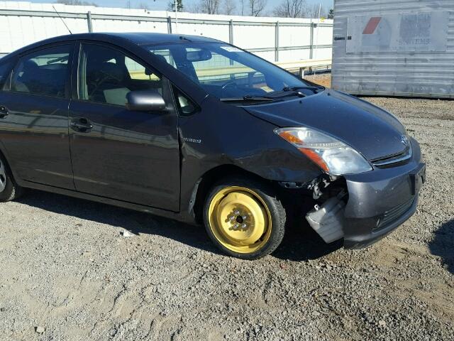 JTDKB20UX83399754 - 2008 TOYOTA PRIUS GRAY photo 9