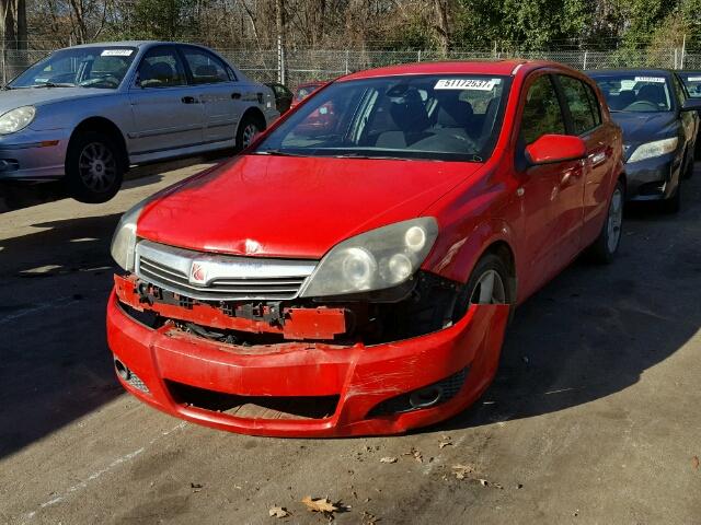 W08AT671585064748 - 2008 SATURN ASTRA XR RED photo 2