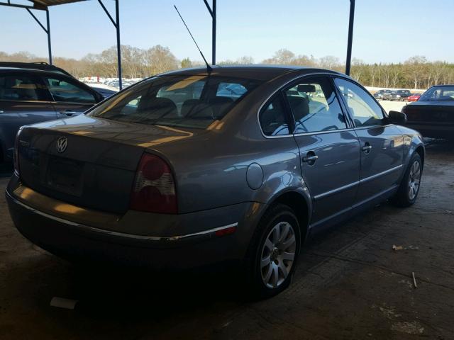 WVWPD63B13P278193 - 2003 VOLKSWAGEN PASSAT GLS GRAY photo 4