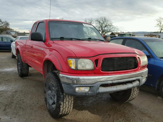 5TESN92N51Z732861 - 2001 TOYOTA TACOMA XTR RED photo 1