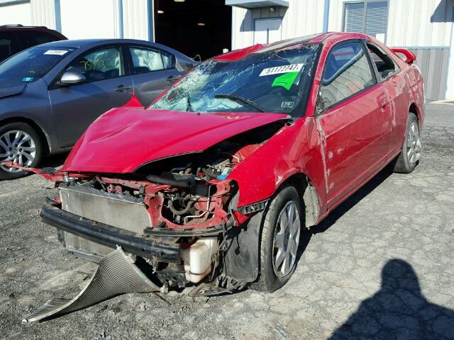 1HGEM21922L101658 - 2002 HONDA CIVIC EX أحمر صورة 2