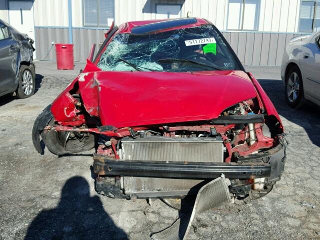 1HGEM21922L101658 - 2002 HONDA CIVIC EX RED photo 9