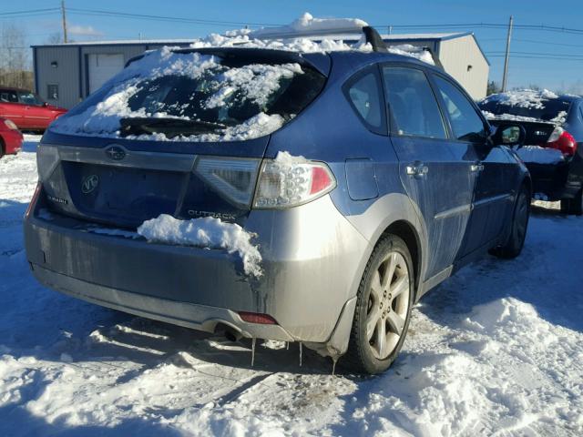 JF1GH636X9H805017 - 2009 SUBARU IMPREZA OU BLUE photo 4