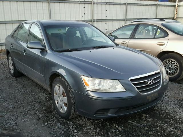 5NPET46CX9H499556 - 2009 HYUNDAI SONATA GLS BLUE photo 1