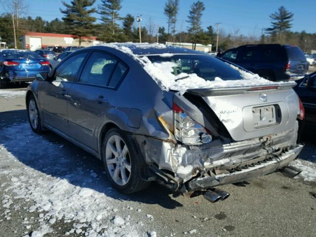 1N4BA41E97C809681 - 2007 NISSAN MAXIMA SE GRAY photo 3