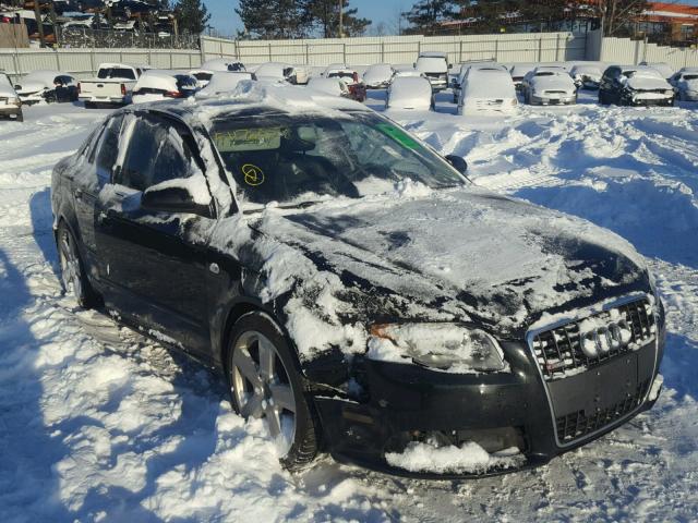 WAUEF78E28A162101 - 2008 AUDI A4 S-LINE BLACK photo 1