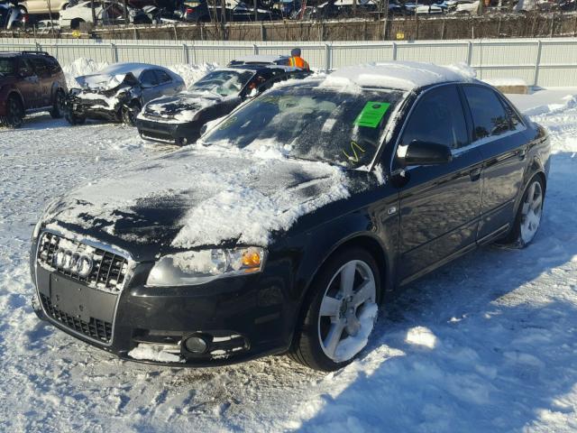 WAUEF78E28A162101 - 2008 AUDI A4 S-LINE BLACK photo 2