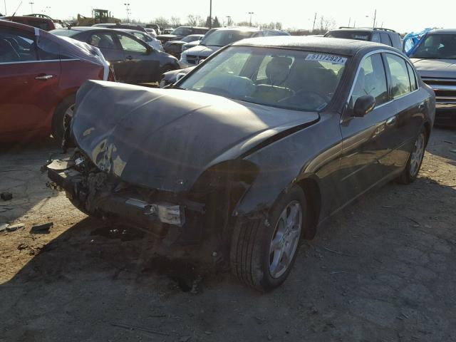 JNKCV51E63M317279 - 2003 INFINITI G35 BLACK photo 2