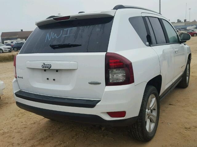 1C4NJDEB3GD663554 - 2016 JEEP COMPASS LA WHITE photo 4