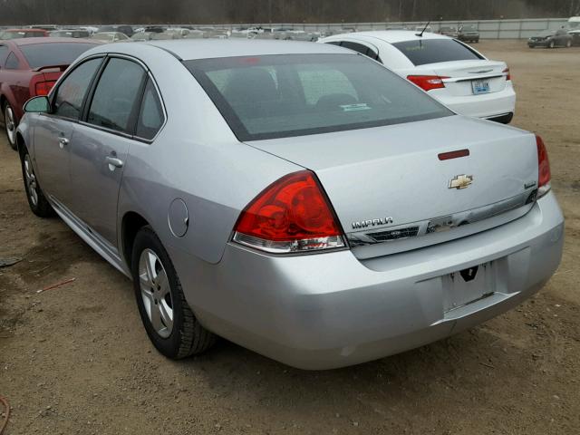 2G1WA5EK2A1112375 - 2010 CHEVROLET IMPALA LS GRAY photo 3