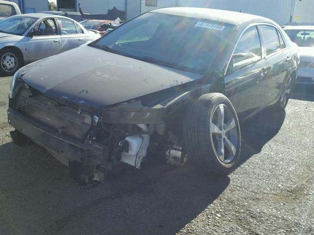 1G1ZC5E17BF291778 - 2011 CHEVROLET MALIBU 1LT BLACK photo 2