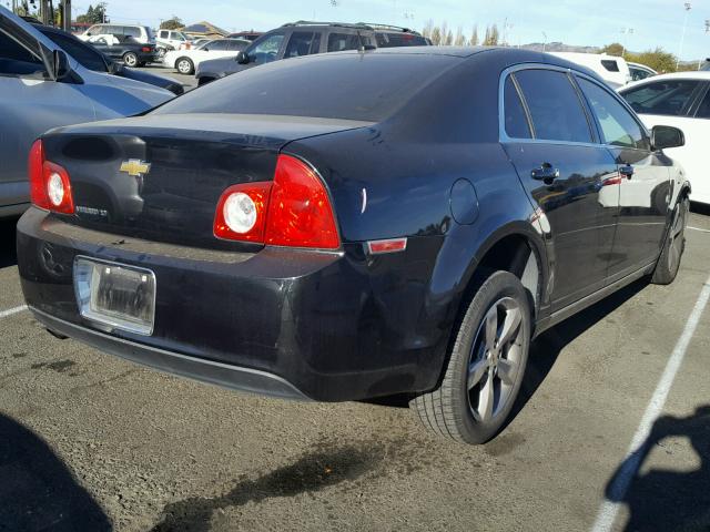 1G1ZC5E17BF291778 - 2011 CHEVROLET MALIBU 1LT BLACK photo 4