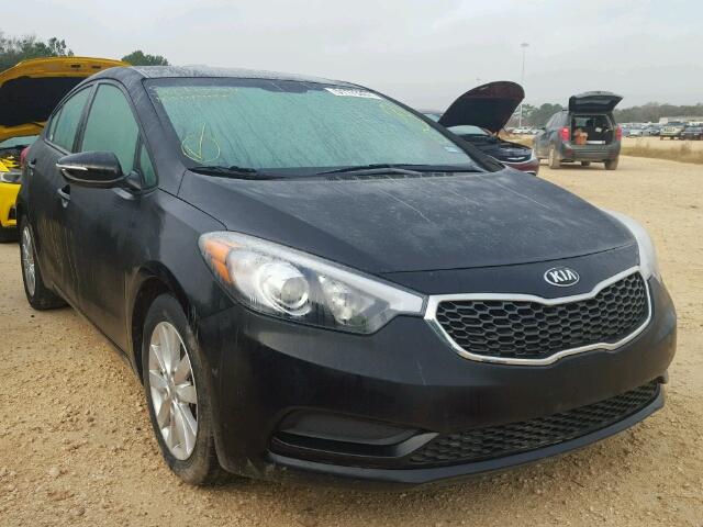 KNAFX4A6XG5590475 - 2016 KIA FORTE LX BLACK photo 1