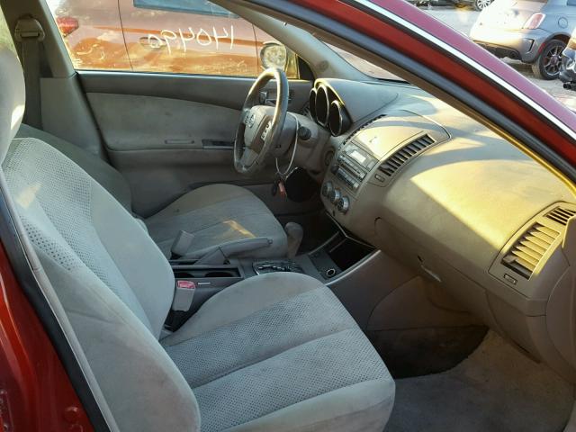 1N4AL11D76N391202 - 2006 NISSAN ALTIMA S RED photo 5