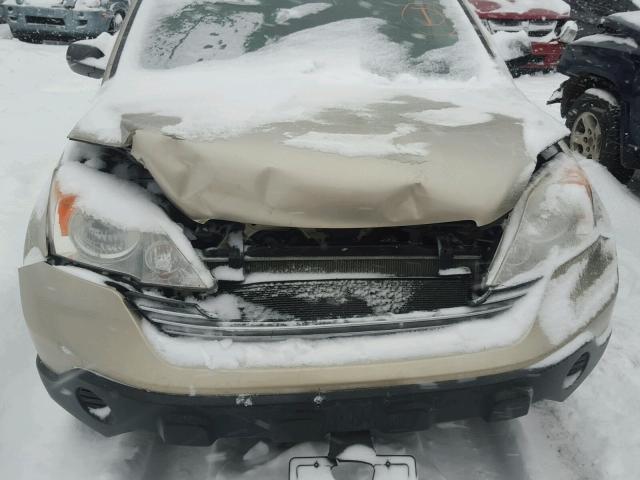 JHLRE48537C096377 - 2007 HONDA CR-V EX GOLD photo 7