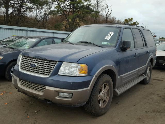 1FMFU18L23LB75528 - 2003 FORD EXPEDITION BLUE photo 2