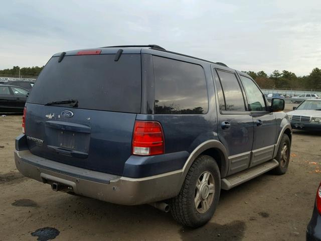 1FMFU18L23LB75528 - 2003 FORD EXPEDITION BLUE photo 4