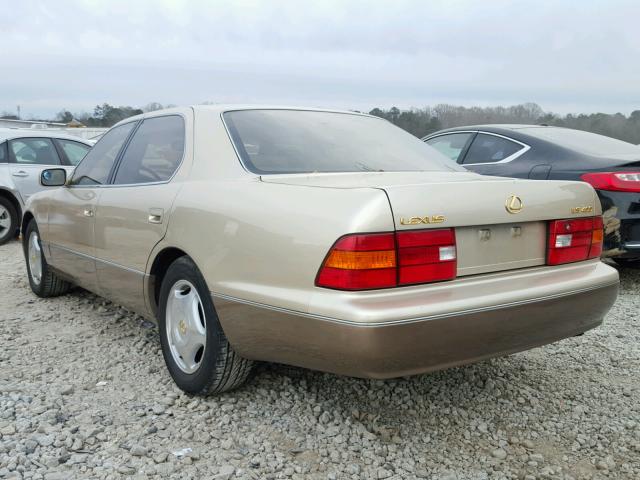 JT8BH28F2X0153977 - 1999 LEXUS LS 400 GOLD photo 3